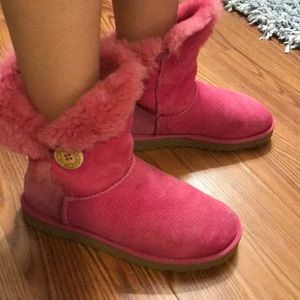 Pink ugg boots